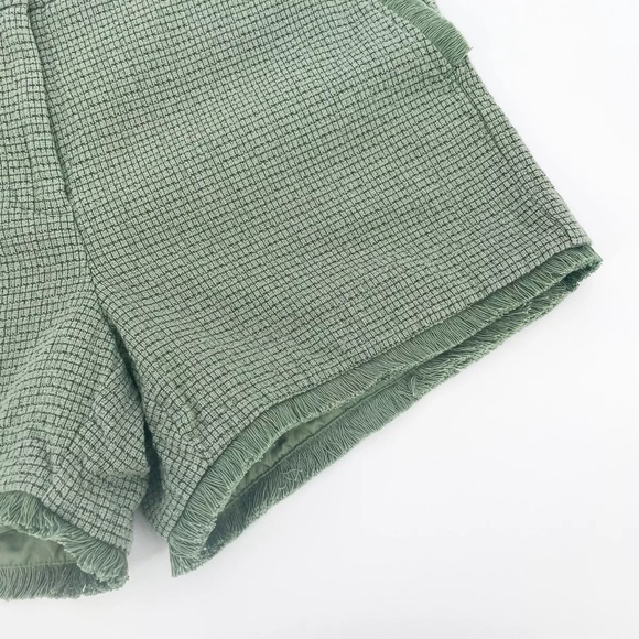 Green Tweed Shorts - Picture 5 of 12